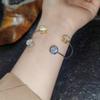 Pulseira Zircônia Super Flash Simples Coringa Feminina Luxo Leve Alto Temperamento Senso de Design Retrô Pulseira Diária Joias Atacado