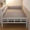 Cama plegable, cama individual, alquiler de habitación, sofá cama para adultos, cama de tablero duro de 1 m, dormitorio, oficina sencilla, cama de hierro