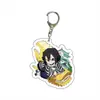 Llavero de Acrílico de Doble Cara Serie Navideña Espada Exterminadora de Fantasmas Colgante para Mochila Joyería Disponible
