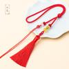 Cuerda corta con borla para asa DIY bolsa coche colgante joyería cuerda colgante pieza para asa talla de madera Wenwan cuerda colgante al por mayor