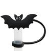Sombrero de Paja Temática de Halloween de Venta Caliente Transfronterizo DIY Creativo Dibujos Animados Decorativo de Paja Tapón de Paja a Prueba de Polvo y Anti-Derrames
