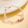Pulsera de Cuentas de Cristal de Aventurina Verde Aguamarina para Mujer Nicho de Alta Gama Obsidiana Pulsera de Doble Círculo Venta al por Mayor de Pulseras