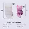 Molde de Silicona para Vela Perfumada de Gatito Mini DIY Animal Yeso Pegamento Resina Adorno Molde de Vela de Gato