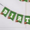 Decoración para Fiesta de Cumpleaños con Tema de Rugby Cumpleaños de Niños Banner de Flores al por Mayor Diseño Original