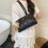 Bolso Sobaco Acolchado Bordado Súper Popular Transfronterizo para Mujer 2025 Nuevo Versátil Simple Bolso de Hombro Bolso Tote de Gran Capacidad