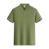 Polo de Manga Corta Sorona de Tacto Frío de Secado Rápido para Verano con Estampado de Logo para Grupos Corporativos, Ropa de Trabajo Personalizada