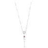 Colar Freud S925 amor puro feminino nicho colar de luxo leve temperamento de alta qualidade corrente da clavícula temperamento de personalidade
