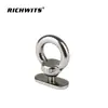 Acero inoxidable 304 316 riel deslizante pista anillo de bloqueo kayak RV tienda canoa hardware modificado