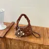 Bolsa Nuvem Plissada de Bolinhas Estilo Coreano Xiaomi Nicho Sensação Cotidiana Feminina 2026 Nova para o Dia a Dia Ombro Único Transversal Pequena