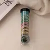 Elásticos de Cabelo Rosqueados e Cordas de Cabelo Enlatados para Mulheres, Acessórios de Cabelo Elásticos Simples e Duráveis, Prendedores de Rabo de Cavalo de Alta Elasticidade, Frete Grátis de Verão