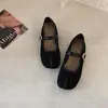 Zapatos Mary Jane dulces y de diseño único para niñas, punta redonda, nuevo estilo de otoño 2026 para mujer, zapatos bajos de una correa
