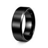 Anel Masculino 8mm Aço Inoxidável Fosco Mais Vendido Transfronteiriço Yiwu Fábrica de Joias de Moda Simples Atacado de Joias