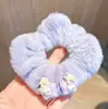 Tocado de goma de dibujos animados de Sanrio, accesorio para el cabello de intestino grueso de peluche, anilla para el cabello, cuerda para el cabello Yiwu, cola de caballo para el cabello