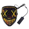 Amazon Wish Máscara Luminosa de Halloween El Luz Fría Ktv Fiesta de Baile Ledmask Fluorescente El Luz Fría