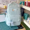 Mochila nueva y linda para estudiantes de primaria, gran capacidad, ligera, reduce la carga, adecuada para estudiantes de secundaria, preparatoria y universitarios, mochila de viaje