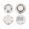 Ímã Forte para Crachá Ímã de Crachá Ferragens de Crachá Fivela Magnética Redonda Fivela Magnética para Chapéu de Palha de Metal Ímã para Crachá Adesivo 3m Sucção Forte