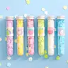 Folhas de Sabão de Papel Descartáveis Portáteis para Viagem ao Ar Livre em Embalagem de Tubo, Flores de Sabão, Papel Sabão em Embalagem de Garrafa, Folhas de Sabão em Formato de Flor