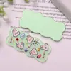 Encaje de Dibujos Animados Rectangular Resina Parche de Pegamento de Crema DIY Clip para Flequillo de Niña Accesorios para el Cabello Tocado Pasador Pasador Accesorios