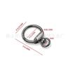 Fábrica de Origen Aleación de Zinc Conservación del Color Galvanizado de Alta Gama Giratorio Cabeza Redonda Bombilla Hebilla DIY Joyería Creativa Accesorios de Ferretería