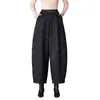 Pantalones Florales de Talle Alto Adelgazantes de Tallas Grandes Reductores de Edad de Alta Calidad, Pantalones Pesados de Jacquard, Pantalones Casuales Versátiles de Pierna Ancha