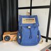 Mochila de Lona para Niños 2026 Nueva Mochila de Viaje de Gran Capacidad para Estudiantes de Secundaria, Preparatoria y Universidad Bolso Escolar Sencillo para Mujeres