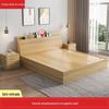 Cama Tatami Cama Box Board Cama de casal multifuncional 1,5 m Moderna Simples Alta Cama de gaveta Cama de armazenamento