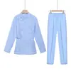 Roupa para Enfermeiros Fato Dividido Enfermeiros de Ambulatório Odontológico Hospitalar Roupas de Trabalho Médico Atacado Roupa para Enfermeiros Manga Longa Feminina