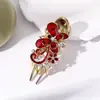 Pasador de Mariposa para Mujer Pinza para el Pelo de la Parte Trasera de la Cabeza Tocado Pinza para el Pelo Accesorios para el Cabello Disco de Flor de Pelo Pinza de Pato para el Pelo