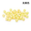 Accesorios de Joyería DIY Cuentas Sueltas Perlas de Imitación abs Coloridas Cuentas de Extremo para Pulsera Material para Ensartar Accesorios de Joyería