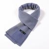 Bufanda de Lana 100% Pura de Alta Calidad para Hombre Otoño e Invierno Tejida Engrosada Cálida Sencilla Versátil Bufanda de Cachemira Caja de Regalo