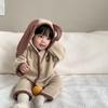 Ropa de invierno gruesa para niños, ropa de salida para bebés, ropa de otoño e invierno 2023, ropa infantil de estilo coreano, mono de bebé