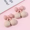 Mica Rosa Niña Conejo Oso Caramelo de Cereza Resina Accesorios Carcasa de Teléfono Móvil Vaso de Agua Material para Joyería DIY