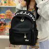 Mochila Harajuku Ins Estudante Japonês Mochila Artística de Grande Capacidade Mochila Versátil Estilo Americano com Letras