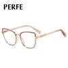 97706 marco de gafas de moda degradado de comercio exterior marco tr90 artefacto de belleza simple tendencia al por mayor luz anti-azul miopía femenina