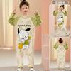 Nuevo mono infantil de primavera y otoño para niña, ropa de aire acondicionado para el hogar, pijama de manga larga de algodón puro para niña, ropa de verano para niña