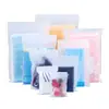 Bolsas Transparentes Esmeriladas Personalizadas de CPE para Joyería, Té, Empaque de Dulces de Boda, Imanes para Refrigerador, Bolsas Autocierre, Se Pueden Imprimir con Logo y Marca Registrada