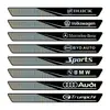 Tiras para Estribos de Puerta de Coche, Pegatinas Antideslizantes, Tiras Protectoras Universales Anti-Rayones, Pegatinas para Pedales, Tiras de Protección para Maletero, Suministros Decorativos
