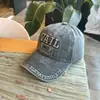 Gorra de Béisbol Bordada con Letras Lavadas Estilo Americano para Hombres y Mujeres, Gorra de Invierno con Visera Curva, Sombrero Versátil Casual para Estudiantes y Parejas