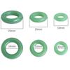 Cuentas sueltas de imitación de jade para anillos de correr, colgantes, collares, pulseras y accesorios de ropa, fabricantes al por mayor