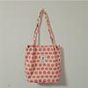 Bolso Tote Estampado para Mujer Casual Estilo Coreano Gran Capacidad Bolso Tote de Lona de Pana Bolso de Hombro de Felpa para Viaje para Mujer