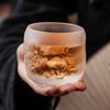 LiquidaciónTaza de Té de Cristal Poder del Tigre, Taza Maestra, Juego de Té Kung Fu, Taza de Té de Cristal, Taza Individual, Taza para Beber Té
