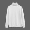 Suéter de cuello alto estilo Hong Kong para hombre, jersey de color liso con diseño japonés, holgado, para exteriores
