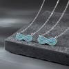 Anillo de Mobius Plata de Ley 925 Collar Luminoso para Pareja Diseño de Nicho Lujo Ligero Pieza de Mano Símbolo Ilimitado Cuerda de Mano