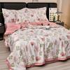 Conjunto de Colcha de Verão Lavável de Tencel 2025 com Quatro Peças, Colcha Refrescante de Seda Gelada de Luxo Leve, Colcha de Ar Condicionado Individual/Casal, Lavável à Máquina