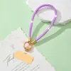 Cadena para Teléfono Móvil de Venta Caliente Transfronteriza con Pedrería, Cordón Dorado con Herrajes Metálicos, Accesorio de Muñeca para Teléfono, Correa de Teléfono para Mujer, Cadena para Teléfono
