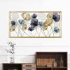 Decoração de Parede de Luxo Leve para Quarto Sala de Estar Pingente de Ferro Decoração de Parede Tridimensional para Fundo de Sofá Estilo Chinês Novo Pendente de Parede Folha de Ginkgo