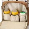 Bolsa de Maternidad Invierno Nueva Pana Combinación de Colores Moda Bolsa para Madre y Bebé Multifuncional para Salir Aislamiento Gran Capacidad Bolsa de Maternidad