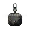 Adequado para capa protetora Apple Airpods3 Conjunto de fones de ouvido Bluetooth sem fio capa protetora de couro camuflada