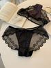 Atractivo Morado, Lujo Ligero Malla Ondulada de Satín Sin Costuras Calzones Seductores, Moño de Cintura Baja, Puro Deseo Sexy, Transpirables