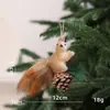 Nuevo Producto Transfronterizo Espuma Dibujos Animados Simulación Ardilla Colgante Creativo Decoración Árbol de Navidad Escritorio Muñeca Pequeña Adornos